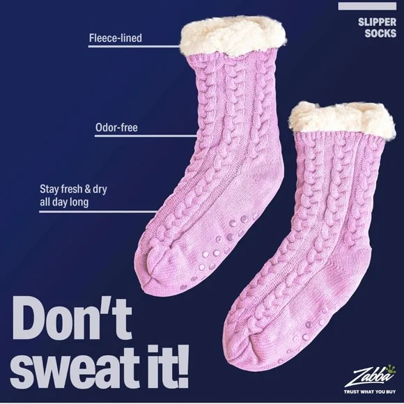 NWT Women’s Luther Pike Seattle Holiday Themed Non-Skid Slipper Socks - Picture 6 of 11